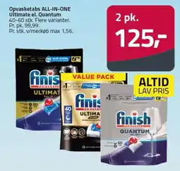 Fleggaard Opvasketabs ALL-IN-ONE Ultimate el. Quantum tilbud
