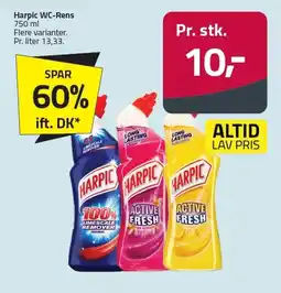 Fleggaard Harpic WC-Rens 750 ml tilbud