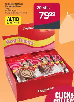 Fleggaard Spinners Treat Mix Hundegodbidder tilbud
