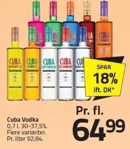 Fleggaard Cuba Vodka tilbud