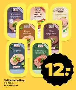 3-Stjernet pålæg 90-125 g.