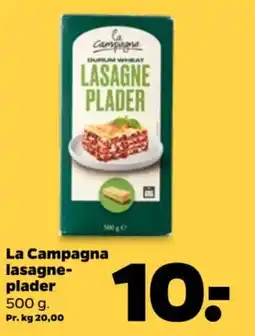 Netto La Campagna lasagne- plader 500 g. tilbud