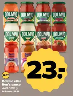 Netto Dolmio eller Ben's sauce tilbud