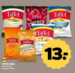 Netto Taffel chips 105-140 g. tilbud
