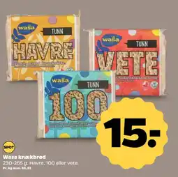 Netto Wasa knækbrød tilbud