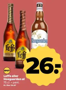 Netto Leffe eller Hoegaarden øl tilbud