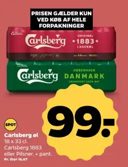 Netto Carlsberg øl tilbud