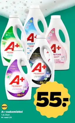 Netto A+ vaskemiddel tilbud