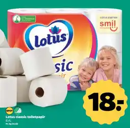Netto Lotus classic toiletpapir tilbud