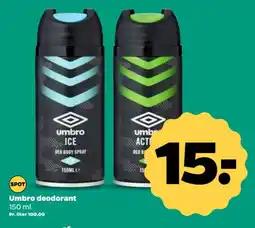 Netto Umbro deodorant tilbud