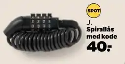 Spirallås med kode