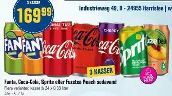 Otto Duborg ,Coca-Cola,Sprite Eller Fuzetea Peach Sodavand tilbud