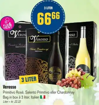 Otto Duborg Verosso 3 Liter tilbud