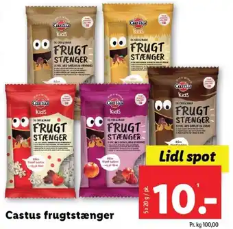 Lidl Castus frugtstænger tilbud