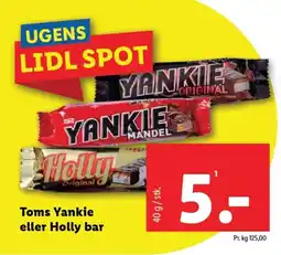 Lidl Toms Yankie eller Holly bar tilbud