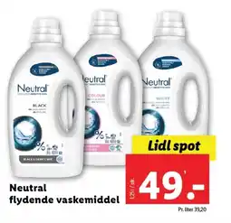 Lidl Neutral flydende vaskemiddel tilbud