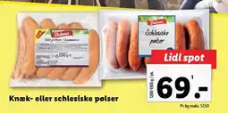Knæk- eller schlesiske pølser