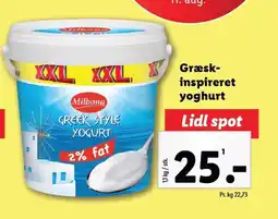 Lidl Græsk- inspireret yoghurt tilbud