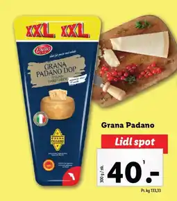 Lidl Grana Padano tilbud