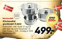 Bilka KitchenAid grydesæt 5 dele tilbud