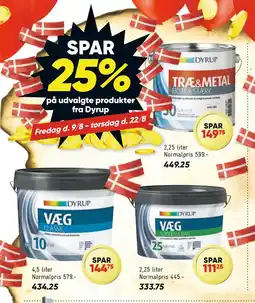 Bilka SPAR 25% på udvalgte produkter fra Dyrup tilbud