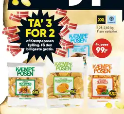Bilka TA’ 3 FOR 2 af Kæmpeposen kylling tilbud