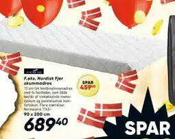 Bilka Nordisk Fjer skummadras tilbud
