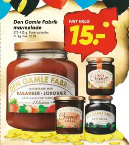 Bilka Den Gamle Fabrik marmelade tilbud