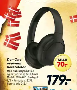 Bilka Don One over-ear høretelefon tilbud