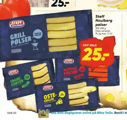 Bilka Steff Houlberg pølser tilbud