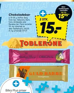 Bilka Chokoladebar tilbud