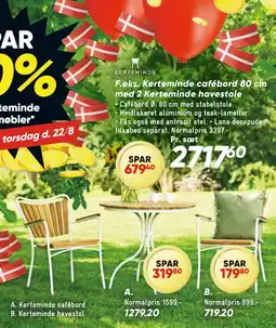 Bilka Kerteminde havestol tilbud
