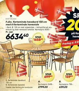 Bilka Kerteminde havestol tilbud