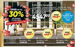 Bilka Loungestol tilbud