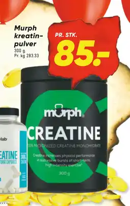 Bilka Murph kreatinpulver tilbud