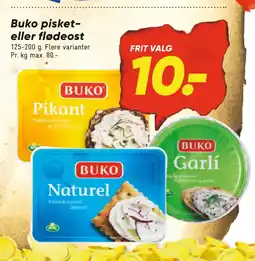 Bilka Buko pisket- eller flødeost tilbud
