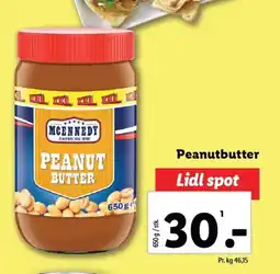 Lidl Peanutbutter tilbud