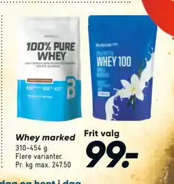 Bilka Whey marked tilbud