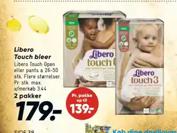 Bilka Libero Touch bleer tilbud