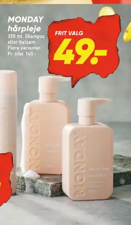 Bilka MONDAY hårpleje tilbud