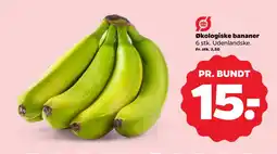 Netto Økologiske bananer tilbud