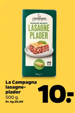 Netto La Campagna lasagneplader tilbud