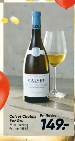 Bilka Calvet Chablis 1’er Gru tilbud