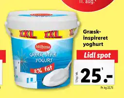 Lidl Græskinspireret yoghurt tilbud
