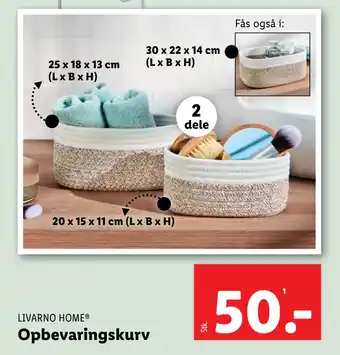 Lidl Opbevaringskurv tilbud