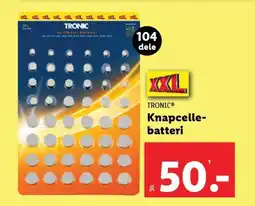 Lidl Knapcelle- batteri tilbud