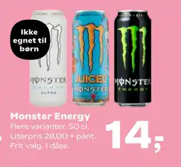 SuperBrugsen Monster Energy tilbud