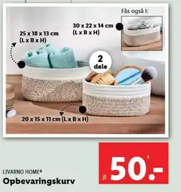 Lidl Opbevaringskurv tilbud