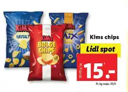 Lidl Kims chips tilbud