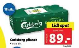 Lidl Carlsberg pilsner tilbud